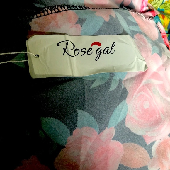 Rosegal  floral print wrapped dress size 4X - Picture 9 of 14